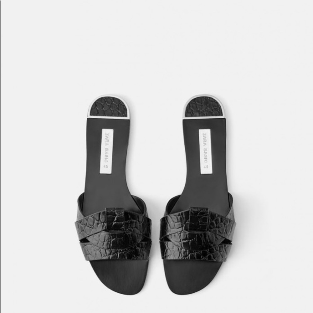 Zara leather sandals
